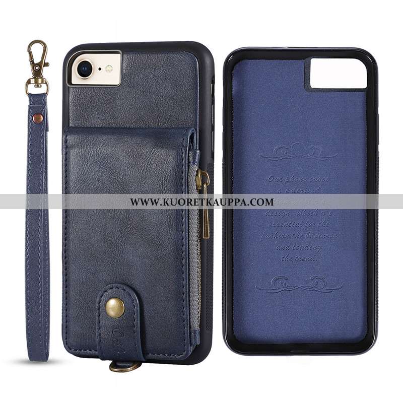 Kuori iPhone 8, Kuoret iPhone 8, Kotelo iPhone 8 Nahkakuori Aito Nahka Ylellisyys Lehmä All Inclusiv