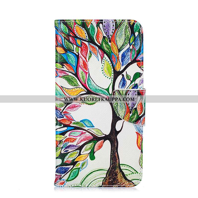 Kuori iPhone 8, Kuoret iPhone 8, Kotelo iPhone 8 Nahkakuori Suojaus Valkoinen