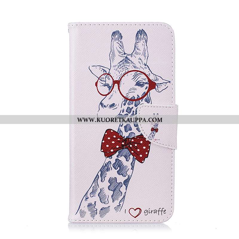 Kuori iPhone 8, Kuoret iPhone 8, Kotelo iPhone 8 Nahkakuori Suojaus Valkoinen