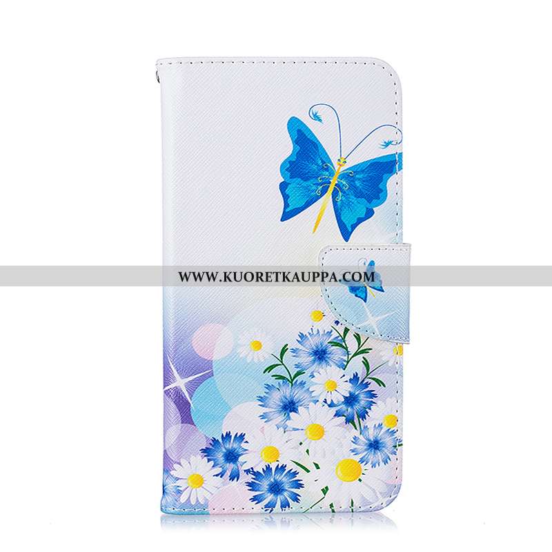 Kuori iPhone 8, Kuoret iPhone 8, Kotelo iPhone 8 Nahkakuori Suojaus Valkoinen