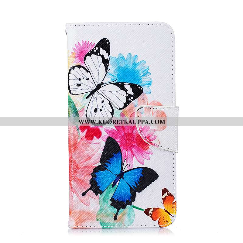 Kuori iPhone 8, Kuoret iPhone 8, Kotelo iPhone 8 Nahkakuori Suojaus Valkoinen