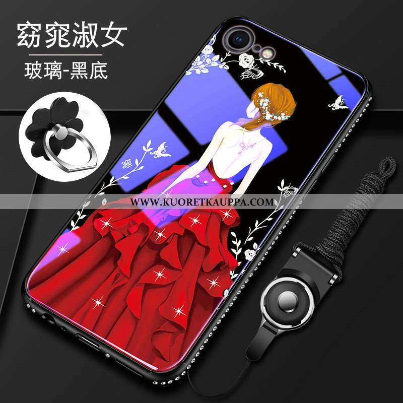 Kuori iPhone 8, Kuoret iPhone 8, Kotelo iPhone 8 Pehmeä Neste Silikoni All Inclusive Sininen