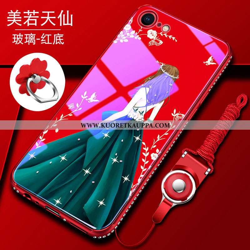 Kuori iPhone 8, Kuoret iPhone 8, Kotelo iPhone 8 Pehmeä Neste Silikoni All Inclusive Sininen