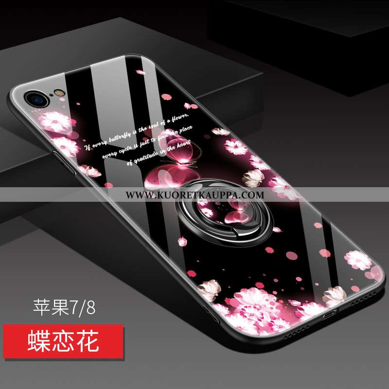 Kuori iPhone 8, Kuoret iPhone 8, Kotelo iPhone 8 Pehmeä Neste Silikoni Murtumaton Peili Puhelimen Pi