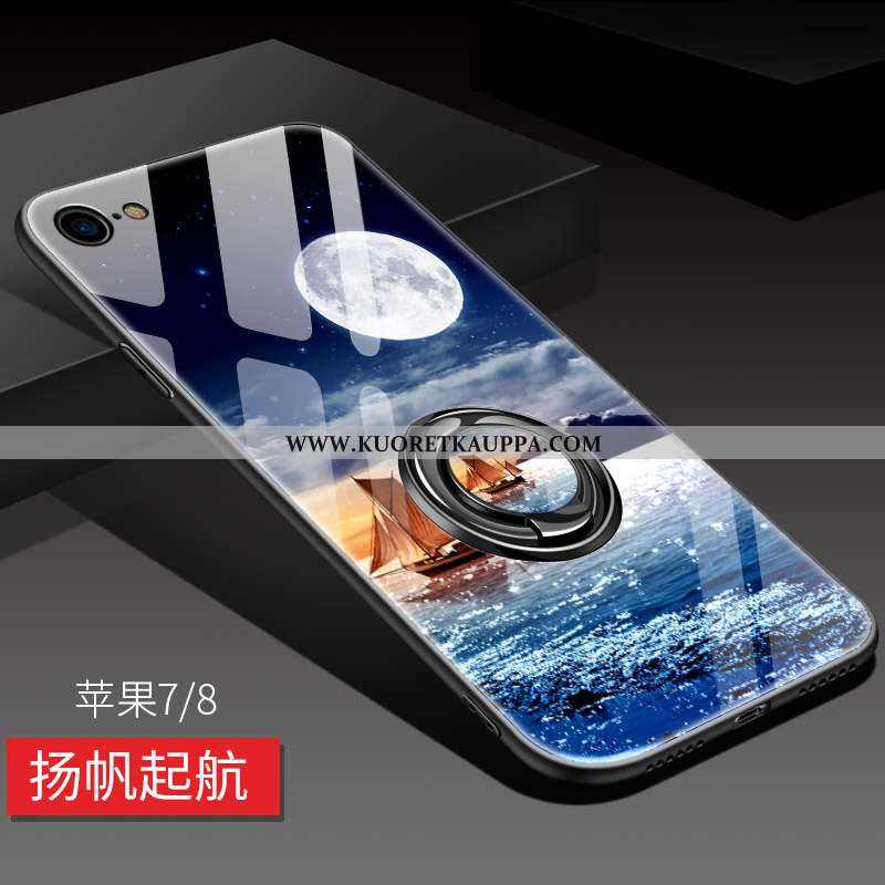 Kuori iPhone 8, Kuoret iPhone 8, Kotelo iPhone 8 Pehmeä Neste Silikoni Murtumaton Peili Puhelimen Pi