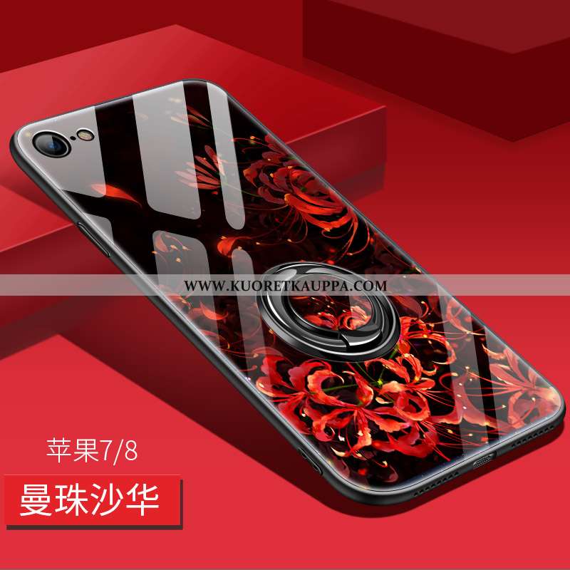 Kuori iPhone 8, Kuoret iPhone 8, Kotelo iPhone 8 Pehmeä Neste Silikoni Murtumaton Peili Puhelimen Pi