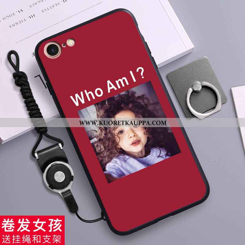 Kuori iPhone 8, Kuoret iPhone 8, Kotelo iPhone 8 Pehmeä Neste Silikoni Punainen Persoonallisuus