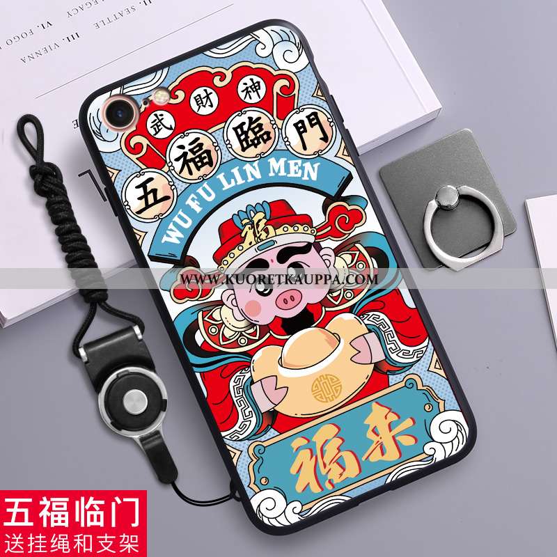 Kuori iPhone 8, Kuoret iPhone 8, Kotelo iPhone 8 Pehmeä Neste Silikoni Punainen Persoonallisuus