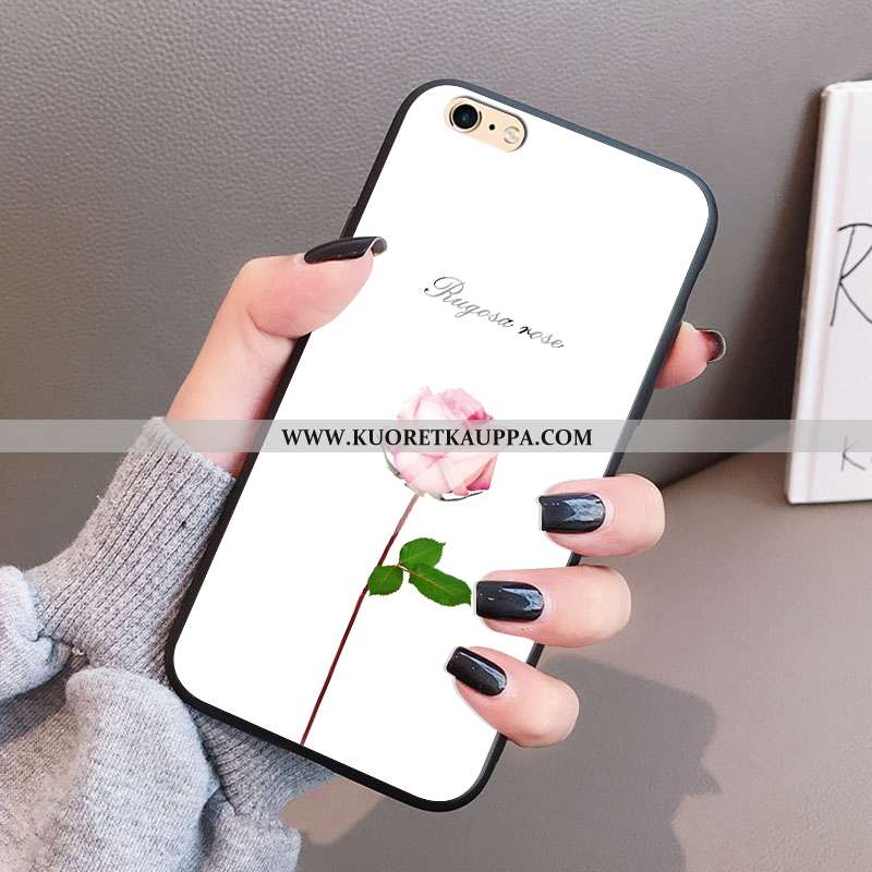 Kuori iPhone 8, Kuoret iPhone 8, Kotelo iPhone 8 Pehmeä Neste Valo Karkaisu Ultra Lasi Valkoinen