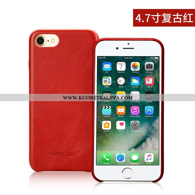 Kuori iPhone 8, Kuoret iPhone 8, Kotelo iPhone 8 Persoonallisuus Aito Nahka Ultra All Inclusive Nahk