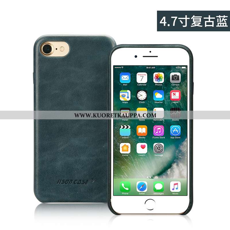 Kuori iPhone 8, Kuoret iPhone 8, Kotelo iPhone 8 Persoonallisuus Aito Nahka Ultra All Inclusive Nahk