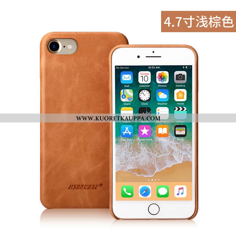Kuori iPhone 8, Kuoret iPhone 8, Kotelo iPhone 8 Persoonallisuus Aito Nahka Ultra All Inclusive Nahk
