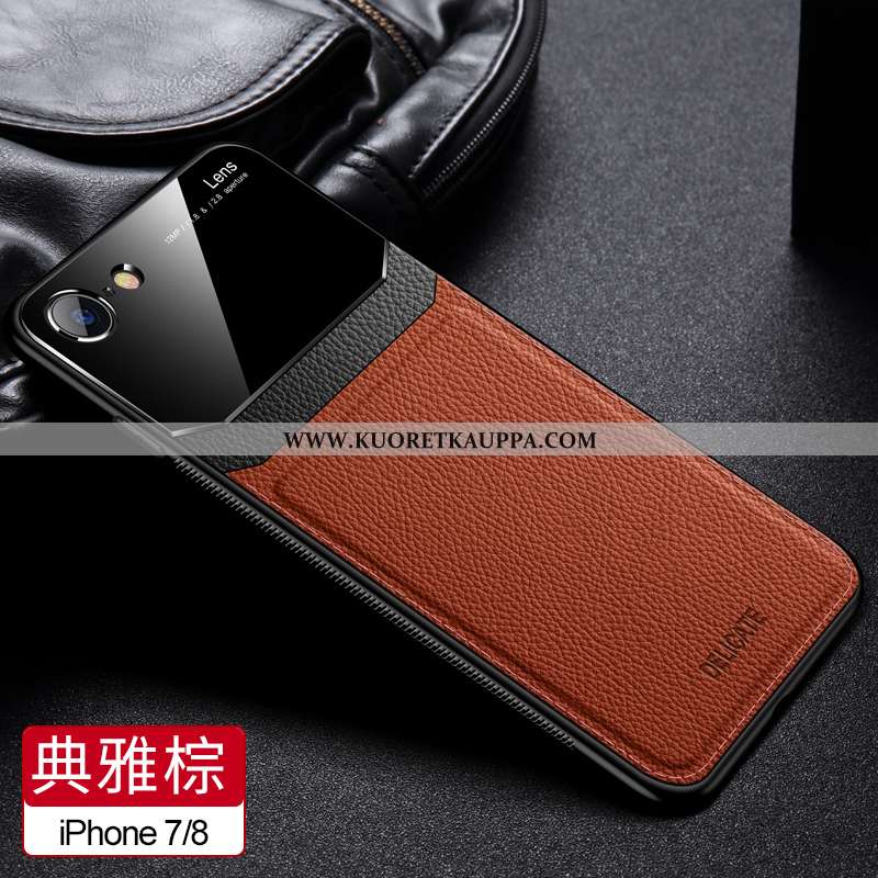 Kuori iPhone 8, Kuoret iPhone 8, Kotelo iPhone 8 Persoonallisuus Luova Liiketoiminta Kukkakuvio Puna