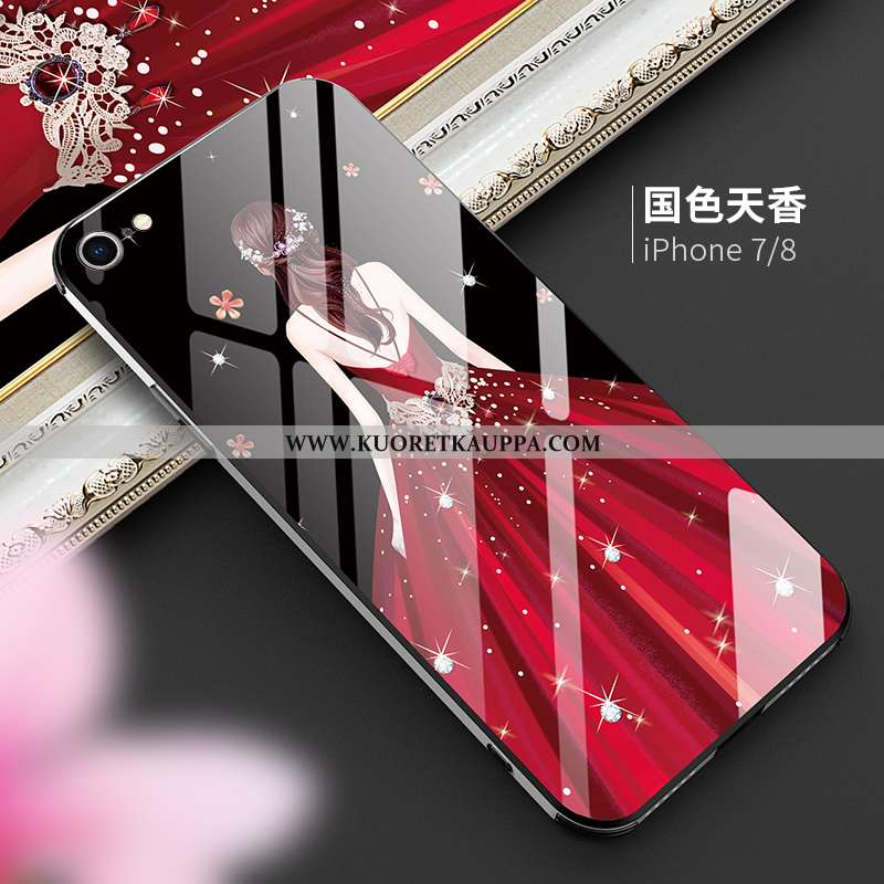 Kuori iPhone 8, Kuoret iPhone 8, Kotelo iPhone 8 Persoonallisuus Luova Ylellisyys Peili Violetti