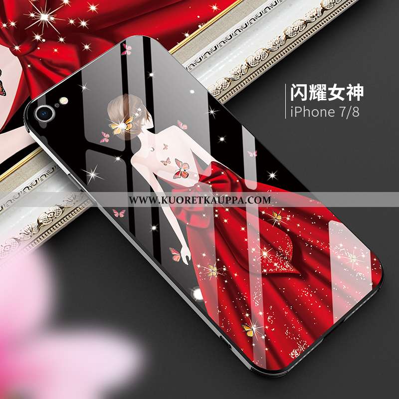 Kuori iPhone 8, Kuoret iPhone 8, Kotelo iPhone 8 Persoonallisuus Luova Ylellisyys Peili Violetti