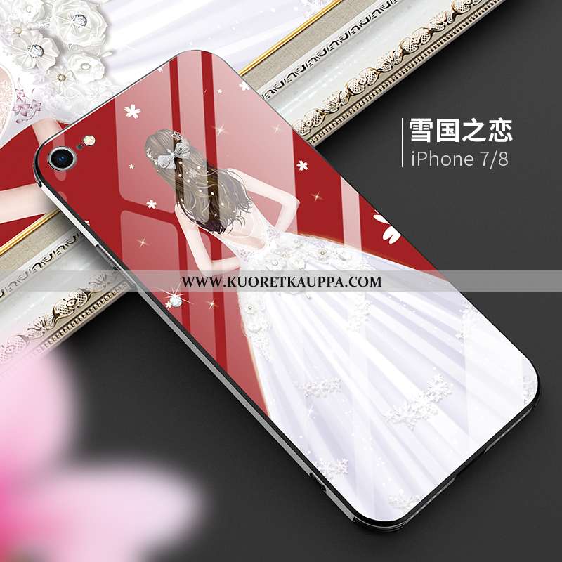 Kuori iPhone 8, Kuoret iPhone 8, Kotelo iPhone 8 Persoonallisuus Luova Ylellisyys Peili Violetti