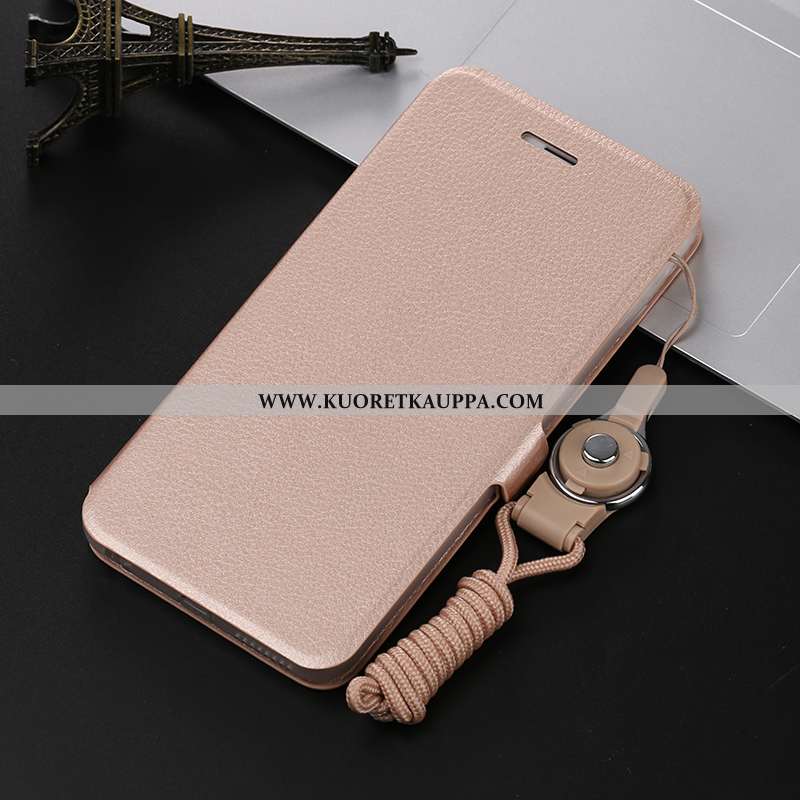 Kuori iPhone 8, Kuoret iPhone 8, Kotelo iPhone 8 Pesty Suede Persoonallisuus Nahkakuori Punainen Sil