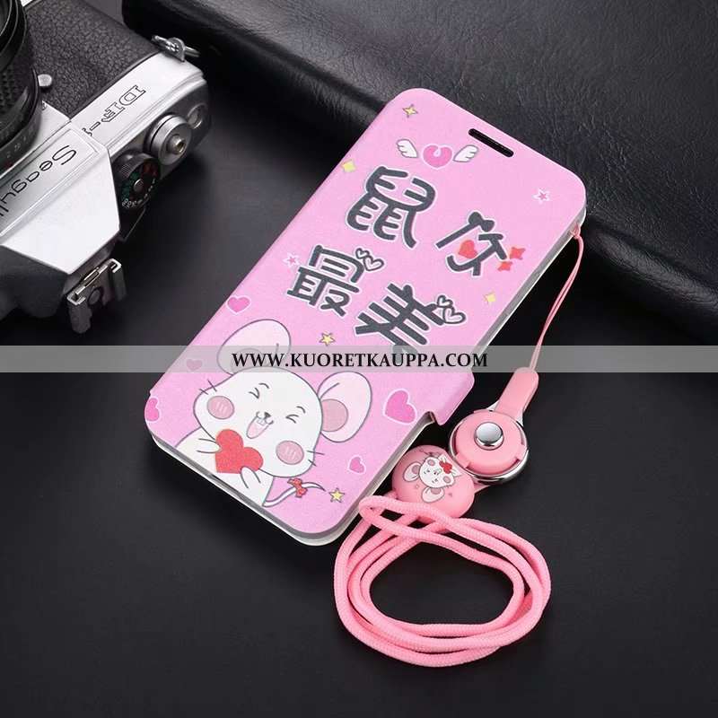 Kuori iPhone 8, Kuoret iPhone 8, Kotelo iPhone 8 Pesty Suede Persoonallisuus Nahkakuori Punainen Sil