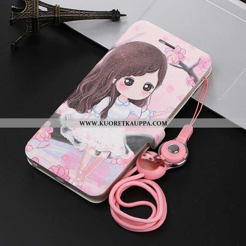 Kuori iPhone 8, Kuoret iPhone 8, Kotelo iPhone 8 Pesty Suede Persoonallisuus Nahkakuori Punainen Sil