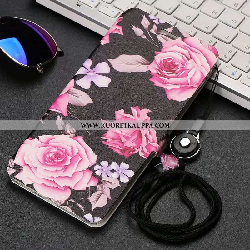 Kuori iPhone 8, Kuoret iPhone 8, Kotelo iPhone 8 Pesty Suede Persoonallisuus Nahkakuori Punainen Sil