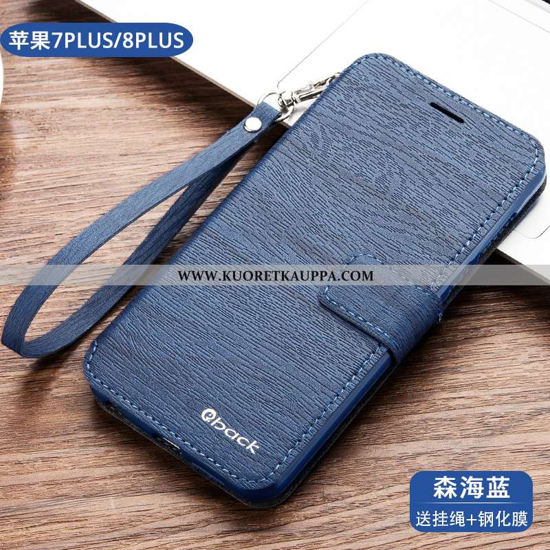 Kuori iPhone 8, Kuoret iPhone 8, Kotelo iPhone 8 Suojaus Nahkakuori Kulta Kultainen