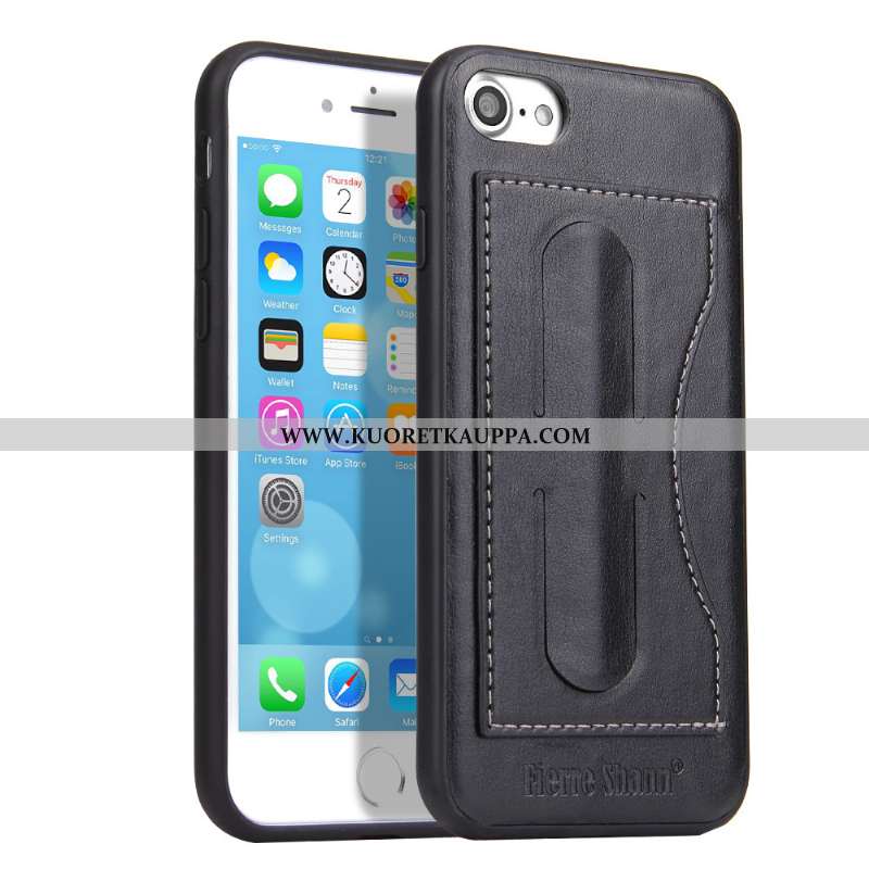 Kuori iPhone 8, Kuoret iPhone 8, Kotelo iPhone 8 Suojaus Nahkakuori Puhelimen All Inclusive Vihreä