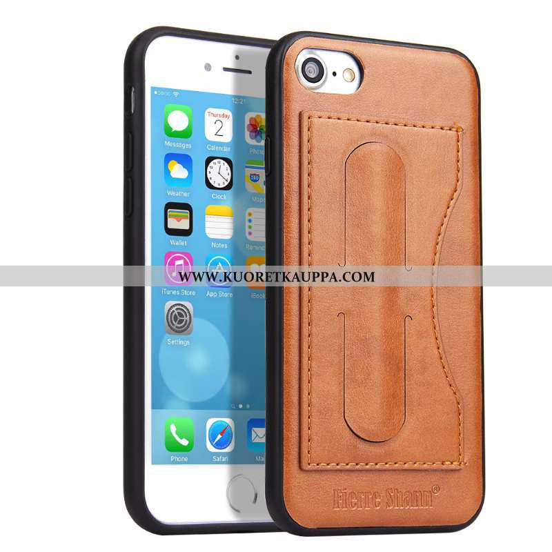 Kuori iPhone 8, Kuoret iPhone 8, Kotelo iPhone 8 Suojaus Nahkakuori Puhelimen All Inclusive Vihreä