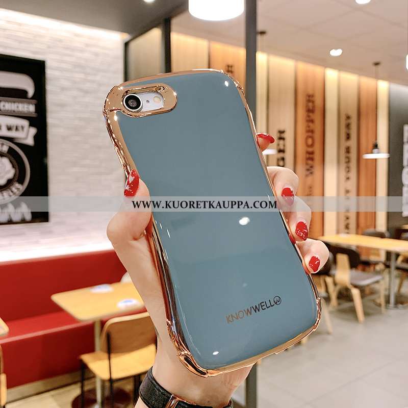 Kuori iPhone 8, Kuoret iPhone 8, Kotelo iPhone 8 Suuntaus Silikoni All Inclusive Tuuli Suojaus Sinin