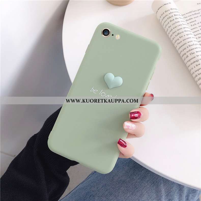 Kuori iPhone 8, Kuoret iPhone 8, Kotelo iPhone 8 Tila Pehmeä Neste Murtumaton Jauhe Suojaus Pinkki