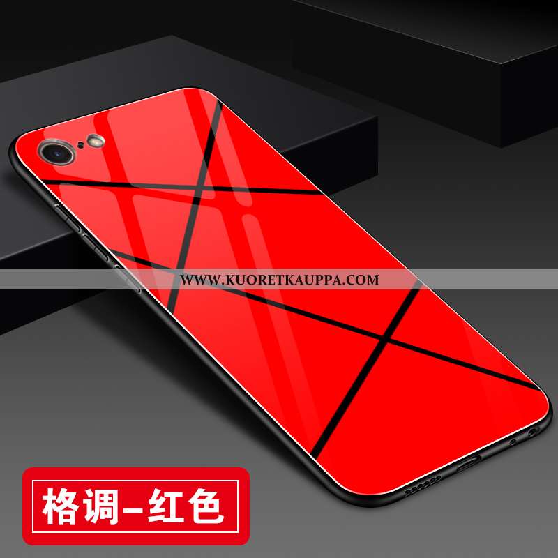 Kuori iPhone 8, Kuoret iPhone 8, Kotelo iPhone 8 Tila Persoonallisuus Murtumaton Pieni Punainen