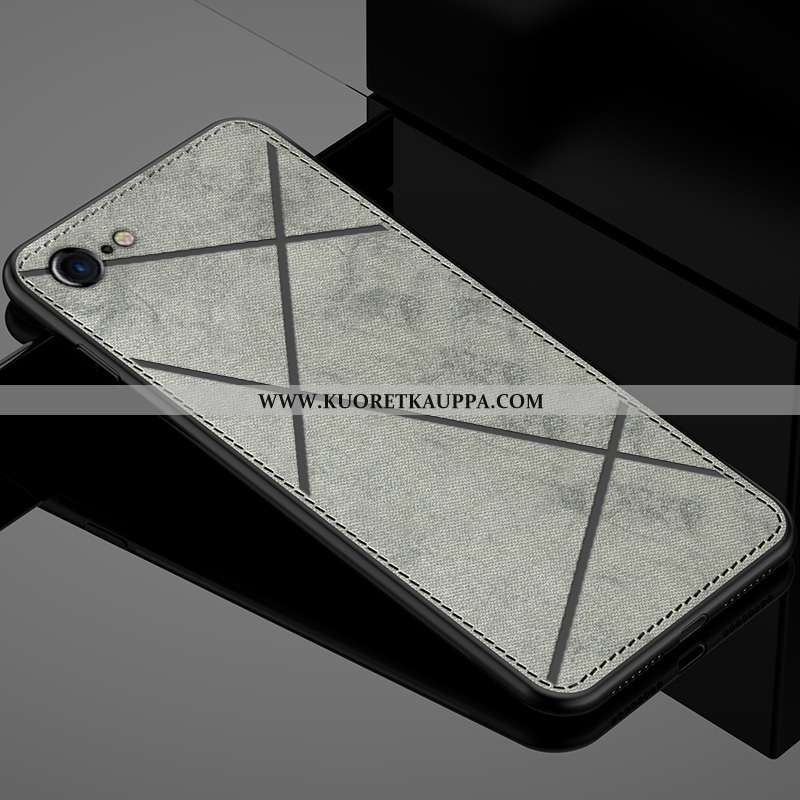 Kuori iPhone 8, Kuoret iPhone 8, Kotelo iPhone 8 Ultra Pehmeä Neste Musta Murtumaton Suuntaus Mustat