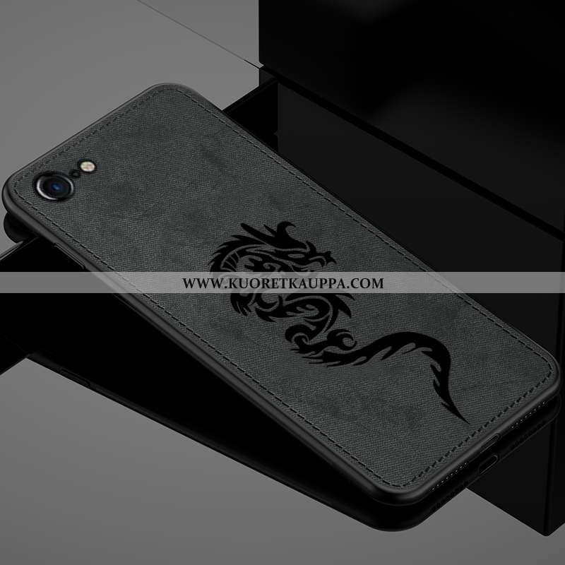 Kuori iPhone 8, Kuoret iPhone 8, Kotelo iPhone 8 Ultra Pehmeä Neste Musta Murtumaton Suuntaus Mustat