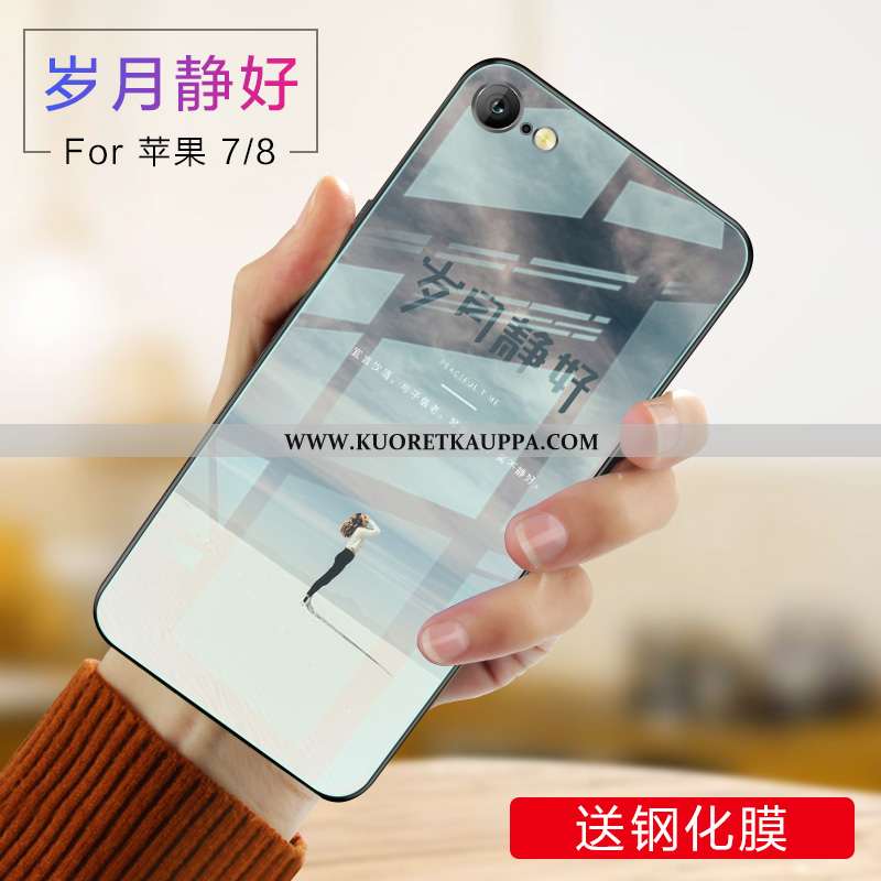 Kuori iPhone 8, Kuoret iPhone 8, Kotelo iPhone 8 Valo Silikoni All Inclusive Ultra Puhelimen Pinkki