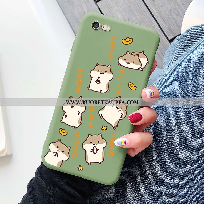 Kuori iPhone 8, Kuoret iPhone 8, Kotelo iPhone 8 Valo Silikoni Ultra Persoonallisuus Murtumaton Vihr