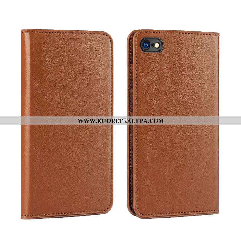 Kuori iPhone 8, Kuoret iPhone 8, Kotelo iPhone 8 Ylellisyys Aito Nahka Simpukka Liiketoiminta Ylelli