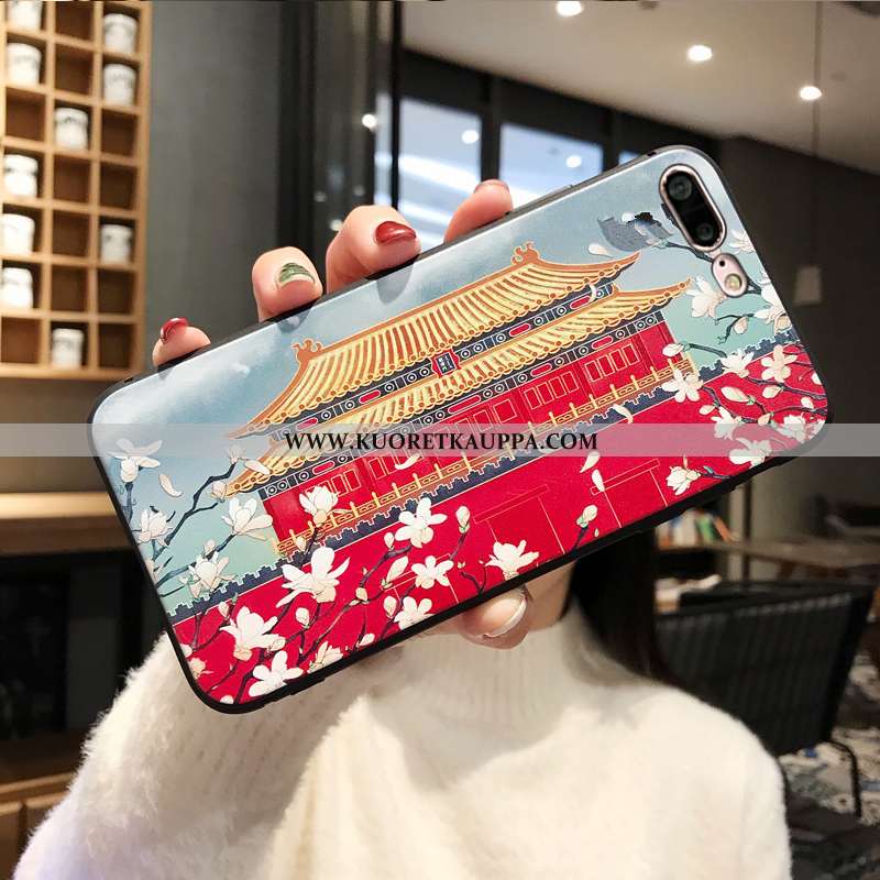 Kuori iPhone 8 Plus, Kuoret iPhone 8 Plus, Kotelo iPhone 8 Plus Kohokuviointi Pehmeä Neste Murtumato