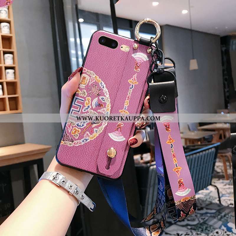 Kuori iPhone 8 Plus, Kuoret iPhone 8 Plus, Kotelo iPhone 8 Plus Kohokuviointi Ripustettava Kaula Jau