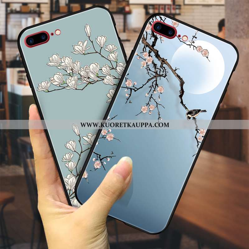 Kuori iPhone 8 Plus, Kuoret iPhone 8 Plus, Kotelo iPhone 8 Plus Kohokuviointi Vuosikerta Puhelimen S
