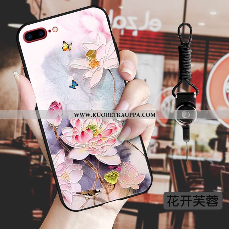 Kuori iPhone 8 Plus, Kuoret iPhone 8 Plus, Kotelo iPhone 8 Plus Kohokuviointi Vuosikerta Puhelimen S