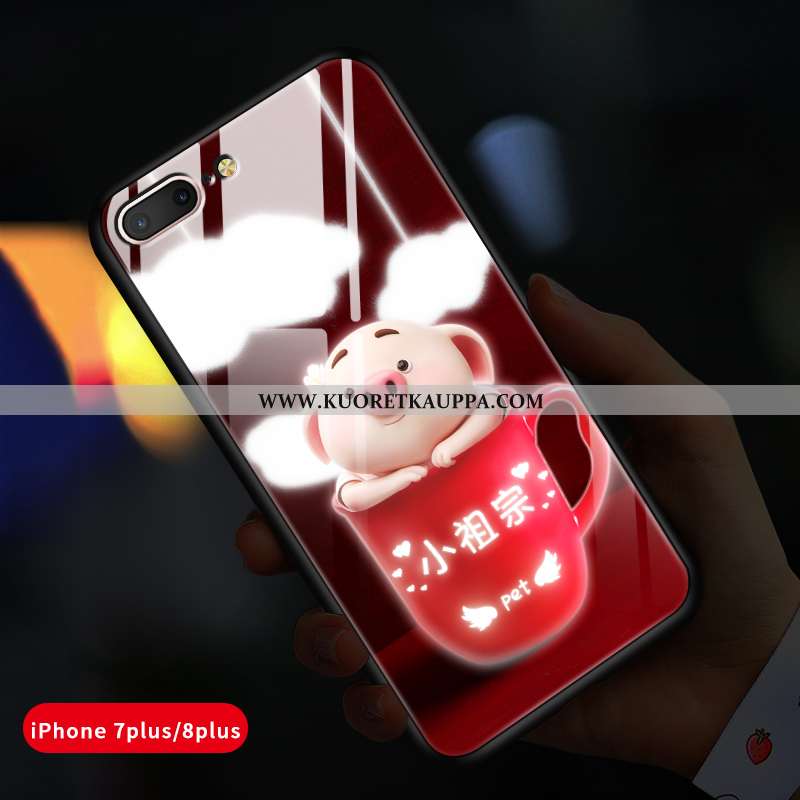 Kuori iPhone 8 Plus, Kuoret iPhone 8 Plus, Kotelo iPhone 8 Plus Lasi Persoonallisuus All Inclusive L