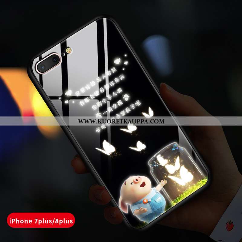 Kuori iPhone 8 Plus, Kuoret iPhone 8 Plus, Kotelo iPhone 8 Plus Lasi Persoonallisuus All Inclusive L