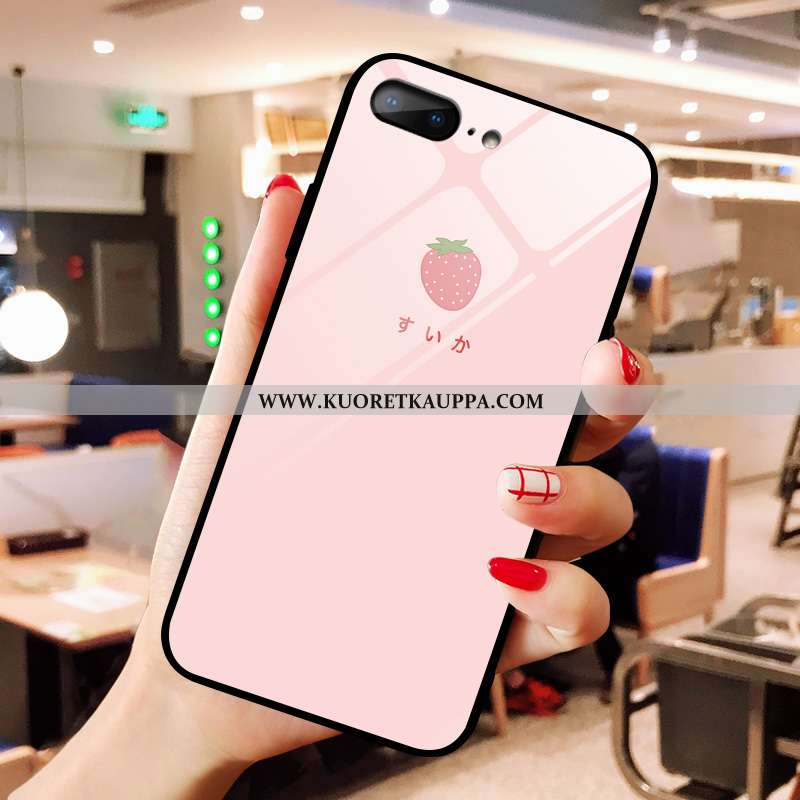 Kuori iPhone 8 Plus, Kuoret iPhone 8 Plus, Kotelo iPhone 8 Plus Lasi Sarjakuva Puhelimen Net Red Vih