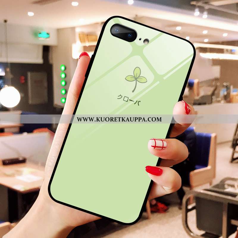 Kuori iPhone 8 Plus, Kuoret iPhone 8 Plus, Kotelo iPhone 8 Plus Lasi Sarjakuva Puhelimen Net Red Vih