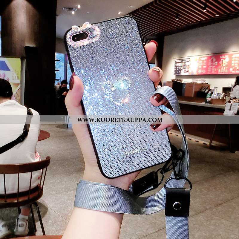 Kuori iPhone 8 Plus, Kuoret iPhone 8 Plus, Kotelo iPhone 8 Plus Pehmeä Neste Silikoni Strassi Luova 