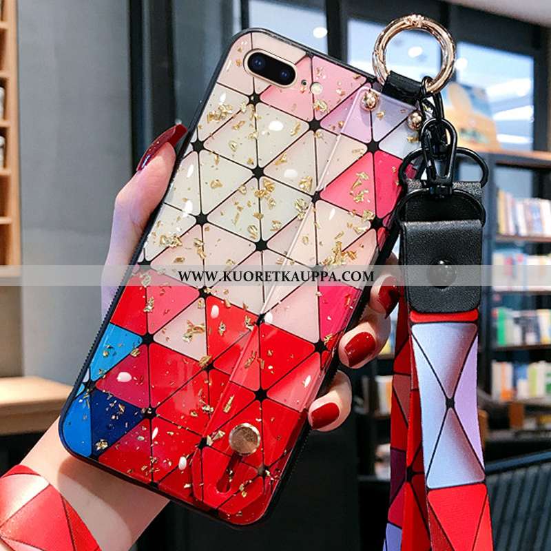 Kuori iPhone 8 Plus, Kuoret iPhone 8 Plus, Kotelo iPhone 8 Plus Pesty Suede Ripustettavat Koristeet 