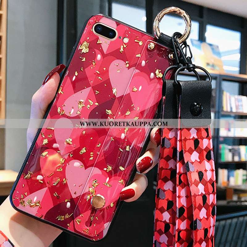 Kuori iPhone 8 Plus, Kuoret iPhone 8 Plus, Kotelo iPhone 8 Plus Pesty Suede Ripustettavat Koristeet 