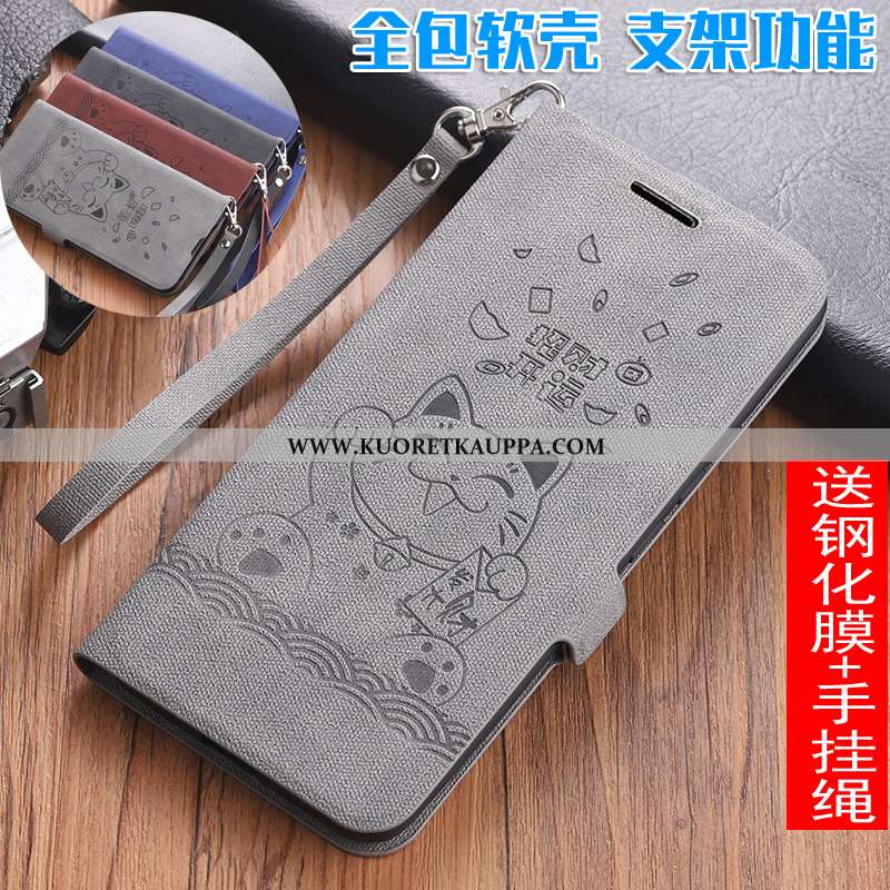 Kuori iPhone 8 Plus, Kuoret iPhone 8 Plus, Kotelo iPhone 8 Plus Silikoni Suojaus Pehmeä Neste Harmaa