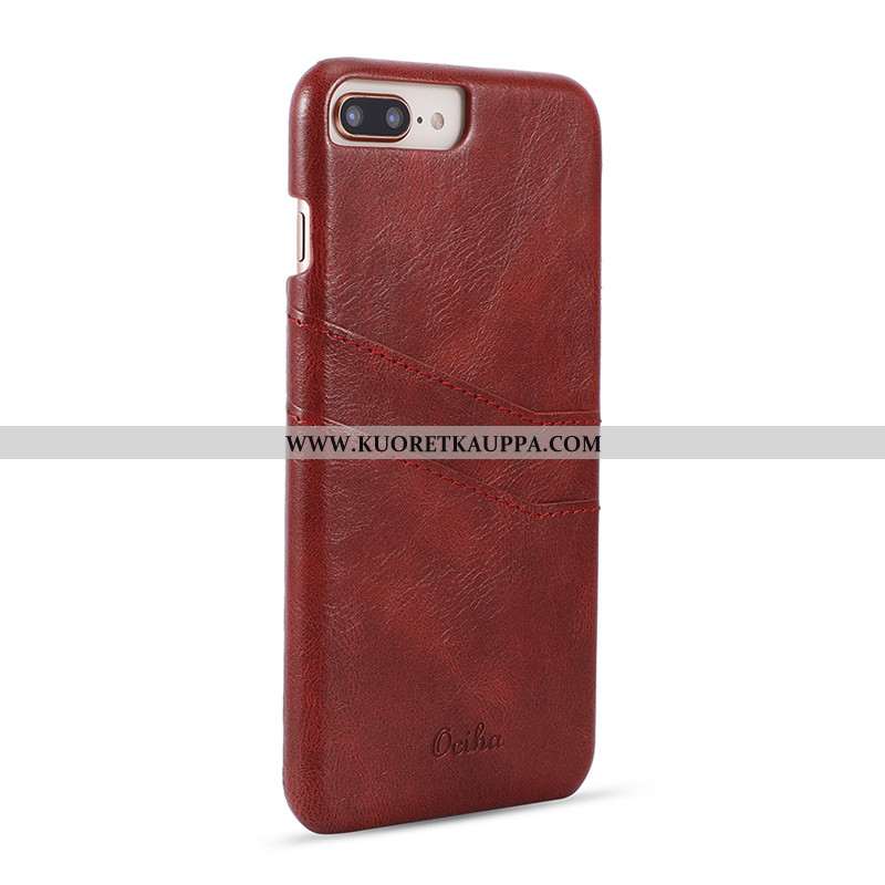 Kuori iPhone 8 Plus, Kuoret iPhone 8 Plus, Kotelo iPhone 8 Plus Suojaus Nahkakuori Puhelimen Persoon