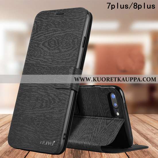 Kuori iPhone 8 Plus, Kuoret iPhone 8 Plus, Kotelo iPhone 8 Plus Suojaus Nahkakuori Punainen All Incl