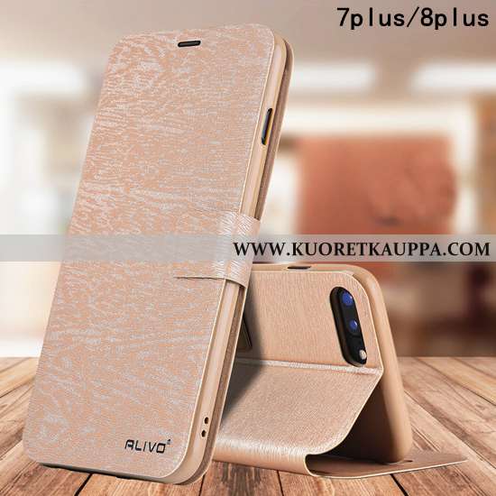 Kuori iPhone 8 Plus, Kuoret iPhone 8 Plus, Kotelo iPhone 8 Plus Suojaus Nahkakuori Punainen All Incl